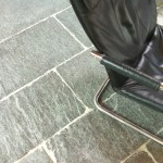 The offending floor that the laptop was dropped on